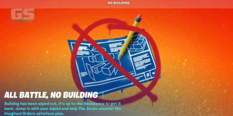 Fortnite akan kekalkan mode tiada membina bangunan