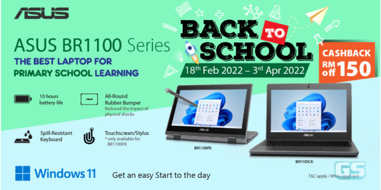Dapatkan laptop belajar semurah RM1,499 bersama ASUS Back-to-School Promo