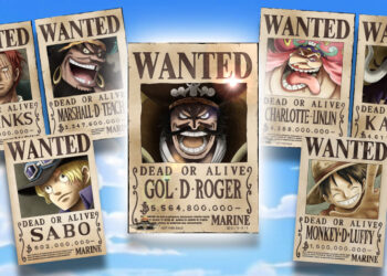 20 watak dengan “Bounty” paling tinggi dalam siri One Piece