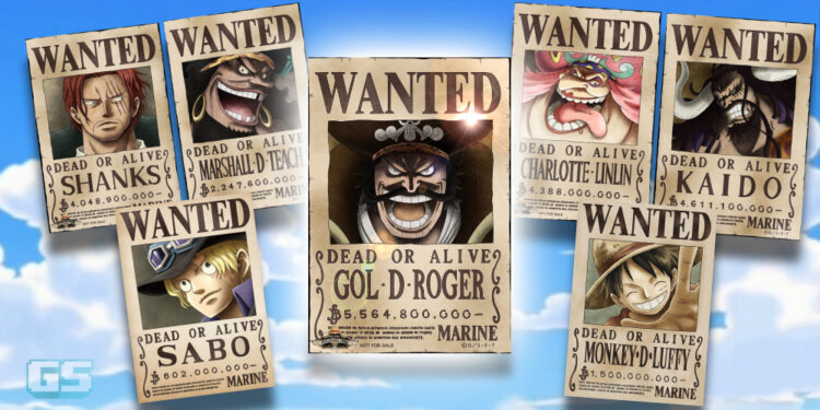 20 watak dengan “Bounty” paling tinggi dalam siri One Piece