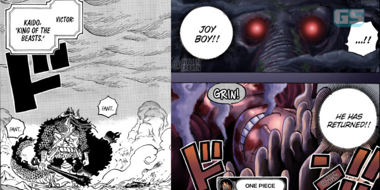 One Piece: Luffy kalah kali ke-3 kepada Kaido, kepulangan Joy Boy