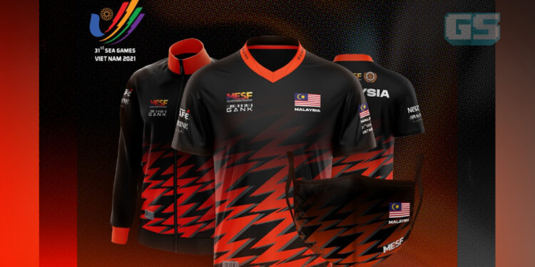 Pre-order pakaian rasmi Esports Malaysia  sekarang, GANK sebagai penaja rasmi