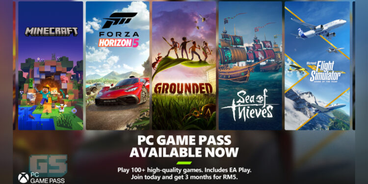 Xbox PC Game Pass dilancarkan secara rasmi di Malaysia, bayar RM5 untuk 3 bulan