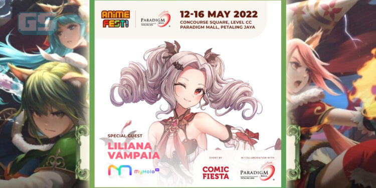 Liliana Vampaia, Vtuber Malaysia akan turut serta di acara ANIME FEST!