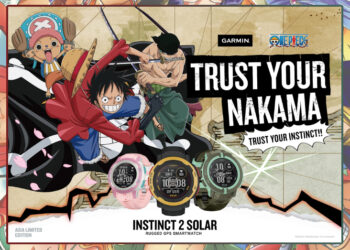 Garmin Malaysia mengumumkan Smartwatch One Piece rekaan Luffy, Zoro, & Chopper