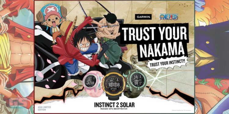 Garmin Malaysia mengumumkan Smartwatch One Piece rekaan Luffy, Zoro, & Chopper