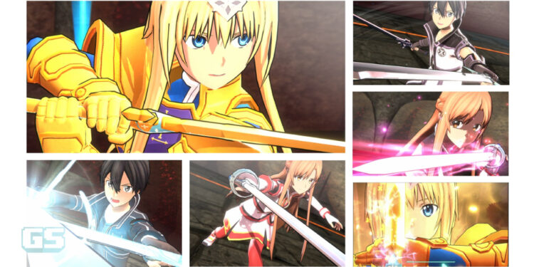 Gameplay Sword Art Online Variant Showdown fokus pada aksi RPG di platform mobile