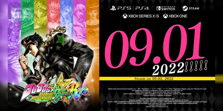 Game JoJo’s Bizarre Adventure: All-Star Battle R akan lancar 1 September 2022! Demo akan datang untuk PS5 & PS4!