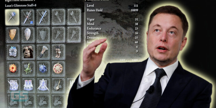 Elon Musk tunjuk build Elden Ring, terus kena bahan oleh komuniti