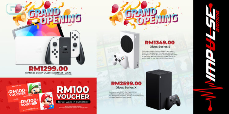 Impulse Gaming cawangan Ipoh akan buka pada 22 Mei, beserta promosi Grand Opening