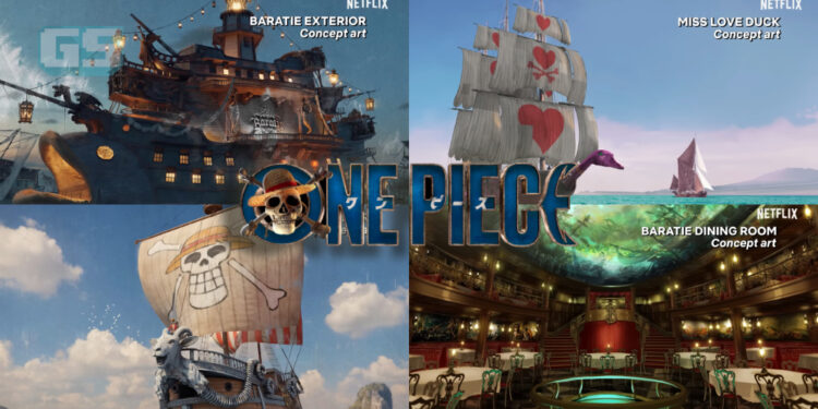 Set penggambaran One Piece Live Action didedahkan termasuk kapal besar ikonik