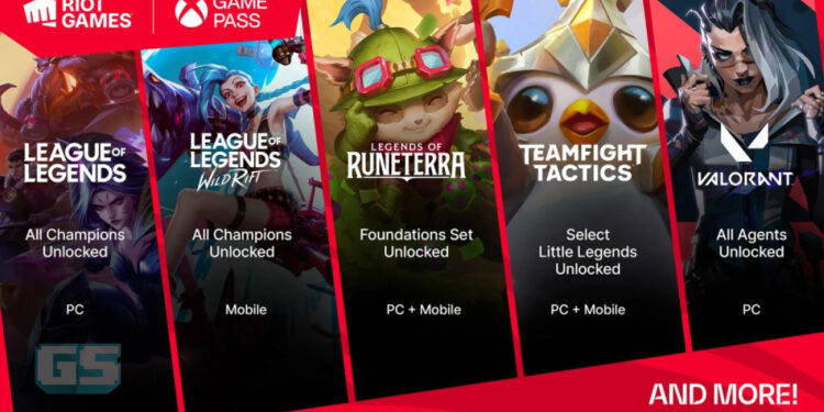 LoL, Wild Rift dan Valorant akan masuk ke PC Game Pass, semua watak siap unlocked