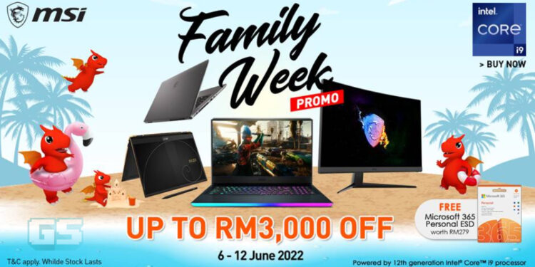 MSI x TMT Roadshow akan berlangsung di Mid Valley pada 6 – 12 Jun 2022! Promosi juga ada!