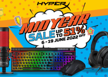 HyperX mulakan promosi pertengahan tahun! Sehingga 51% diskaun ditawarkan!