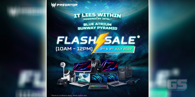 Predator Flash Sale hadir dengan promosi kaw-kaw! Berlangsung 2 -3 Julai di Sunway Pyramid!