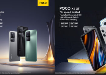 POCO F4 dan POCO X4 GT hadir dengan chipset terkini, harga bermula RM 1499!