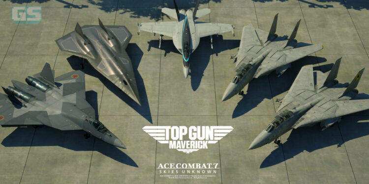 Ace Combat 7 – TOP GUN: Maverick DLC – Terbang ke langit bersama pesawat ikonik dari filem