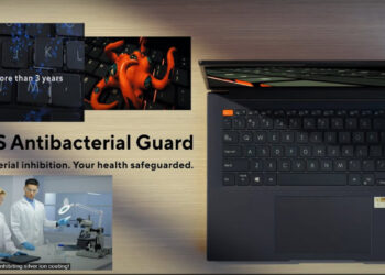 Teknologi Antibacterial Guard ditambah ke produk laptop ASUS, bunuh 99% kuman & tahan lebih 3 tahun