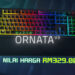 Keyboard gaming Razer Ornata V3 boleh didapati di Malaysia pada harga RM329