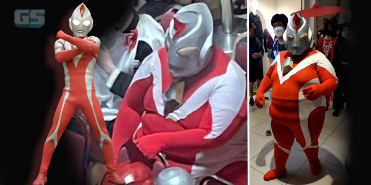 “Ultraman montel” viral di Malaysia – Tabik hormat kerana berani cosplay