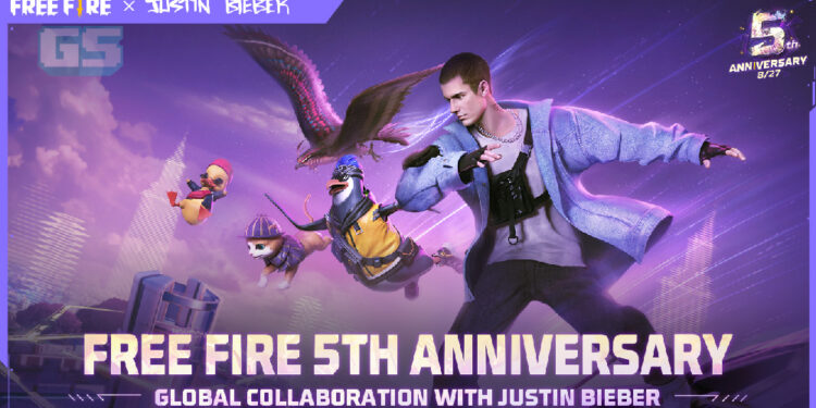 Garena jemput Justin Bieber untuk meraikan sambutan ulang tahun ke-5 Free Fire
