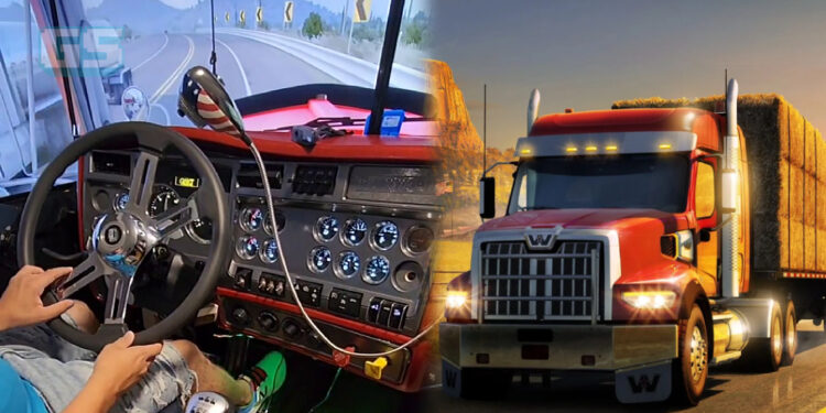 Seorang streamer buat setup lori semata untuk bermain Truck Simulator