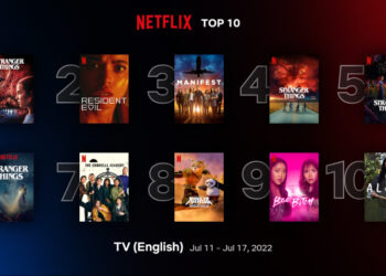 Resident Evil menduduki carta Top 2 di Netflix, Stranger Things 4 masih kekal No 1