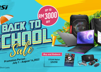 Promosi baru! MSI Back to School Sale kini berlangsung dengan harga hebat!