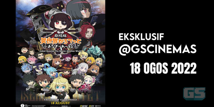 Isekai Quartet: Another World akan tayang di Malaysia pada 18 Ogos 2022!