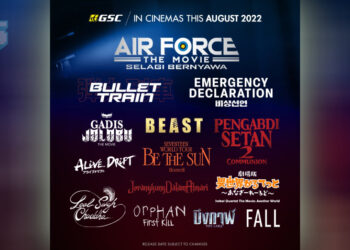 Filem-filem gempak yang akan keluar di GSC Malaysia pada bulan Ogos 2022!