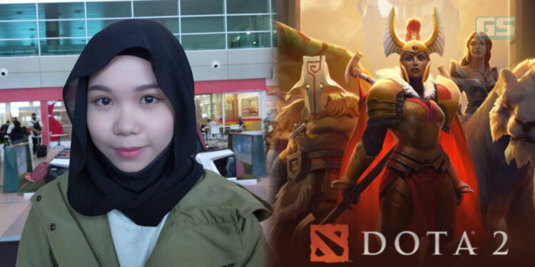 Nadrah Saufi, gadis Sarawak pertama untuk wakil negara dalam esport Dota 2