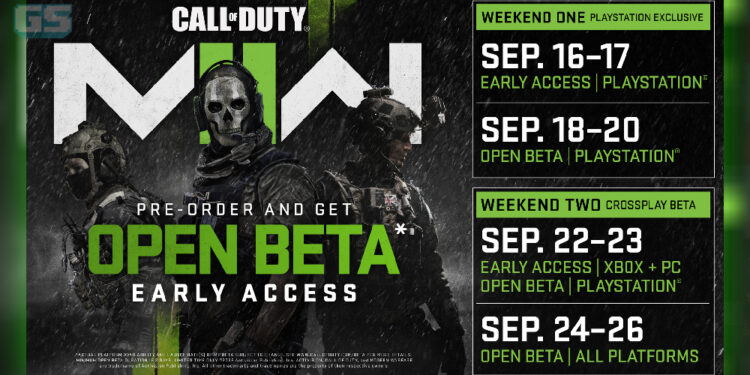 Akses awal & Beta terbuka Call of Duty Modern Warfare 2 akan tiba 16 September 2022!