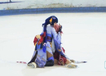 Viral! Cosplayer Genshin Impact Memeriahkan Acara Luncur Ais di Sunway Pyramid!