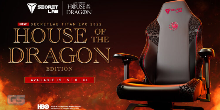Secretlab umum Titan Evo 2022: House of the Dragon Edition, khas untuk peminat Game of Thrones