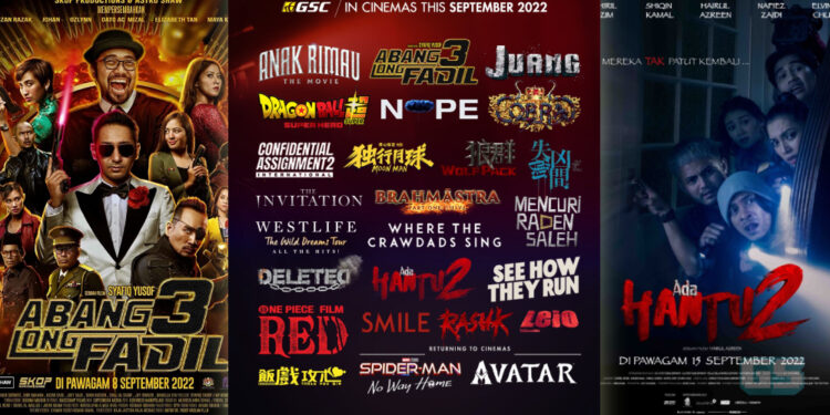 Barisan filem gempak bakal tiba di GSC Malaysia pada bulan September 2022