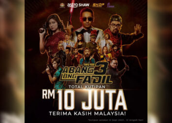 Abang Long Fadil 3 raih kutipan RM10 juta dalam masa 5 hari!