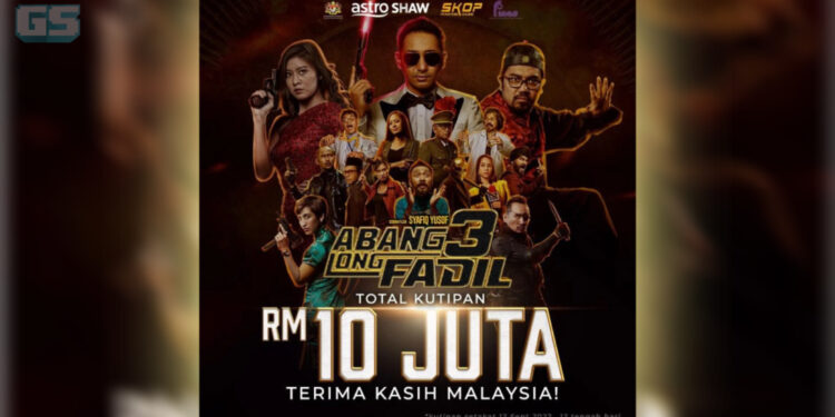 Abang Long Fadil 3 raih kutipan RM10 juta dalam masa 5 hari!