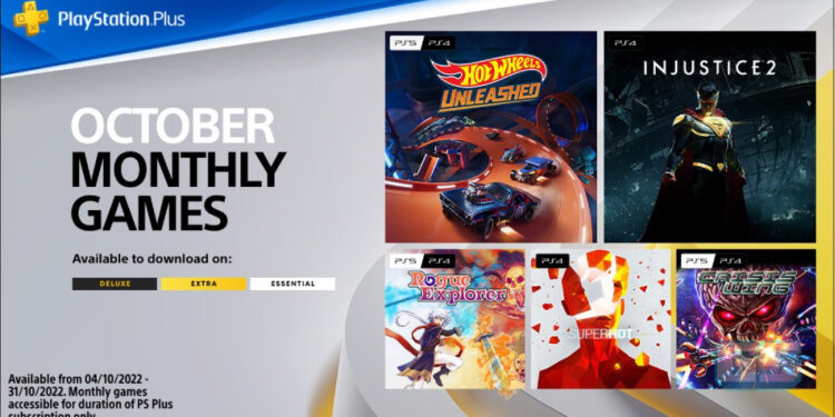 PS Plus Oktober 2022 Membawa Hot Wheels Unleashed, Injustice 2 dan 3 Game Percuma Lain!