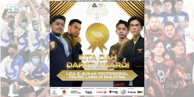 MPL Malaysia adalah kejohanan e-sukan paling lama berjalan di negara, diakui Malaysia Book of Records