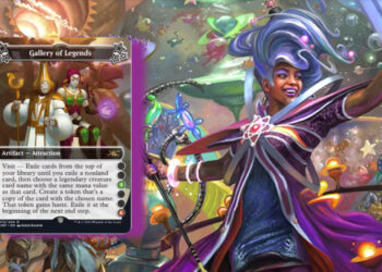 Preview kad Gallery of Legends daripada set Unfinity — Magic the Gathering!