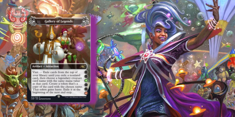 Preview kad Gallery of Legends daripada set Unfinity — Magic the Gathering!