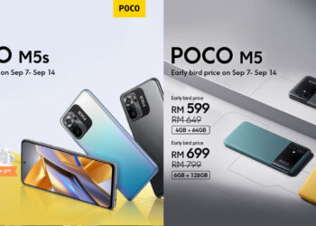 POCO umum smartphone M5 & M5s, harga bermula RM649!