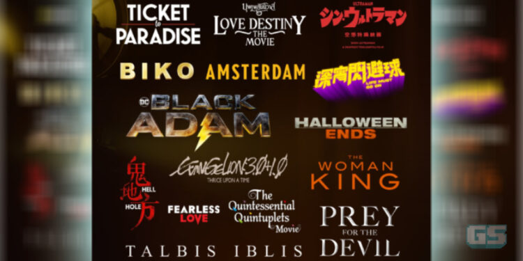 Barisan filem gempak di GSC bulan Oktober ini! Black Adam & Shin Ultraman pun ada!