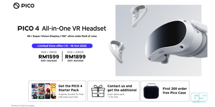 PICO 4 kini dilancarkan di Malaysia! Harga bermula pada RM 1699!