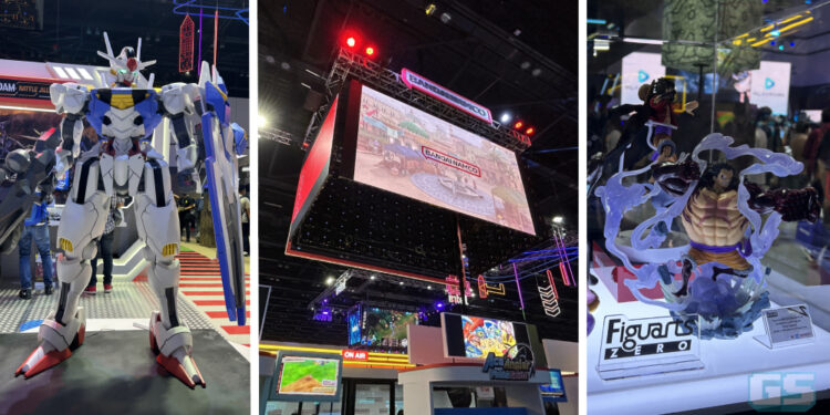 [THGS 2022] Pengalaman di booth Bandai Namco, jumpa gunpla saiz manusia!