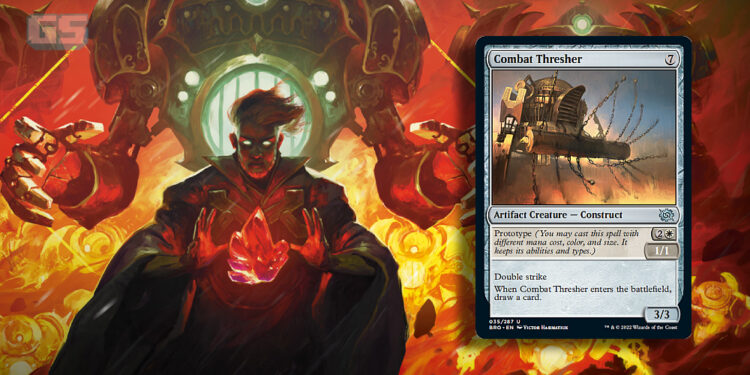 Preview ‘Combat Thresher’ – Kad unik daripada set MtG: The Brother’s War!