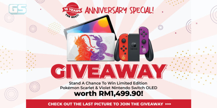 Gamers Hideout Giveaway – Menangi Switch OLED edisi Pokemon Scarlet/Violet, diskaun untuk game
