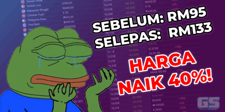 Cadangan harga game Steam berganda 30-40% – Game PC kini semakin mahal!