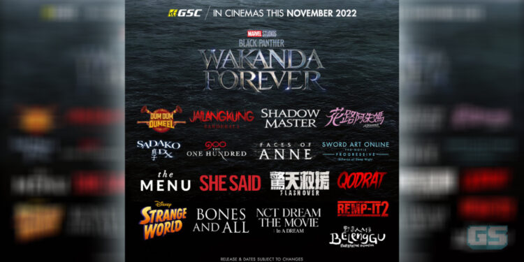 Senarai filem hebat bakal tiba di GSC pada bulan November 2022!