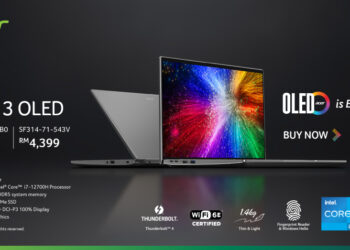Acer Swift 3 OLED – Tambahan terbaru ke famili OLED, bermula harga RM4,399!